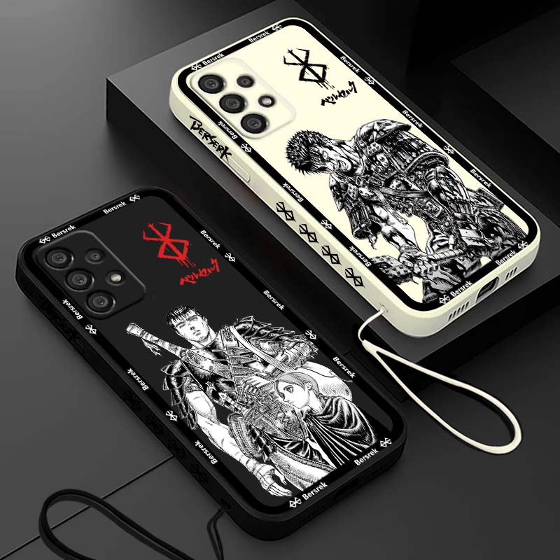 Phone Case Anime - Japan Anime Berserk Guts For Samsung