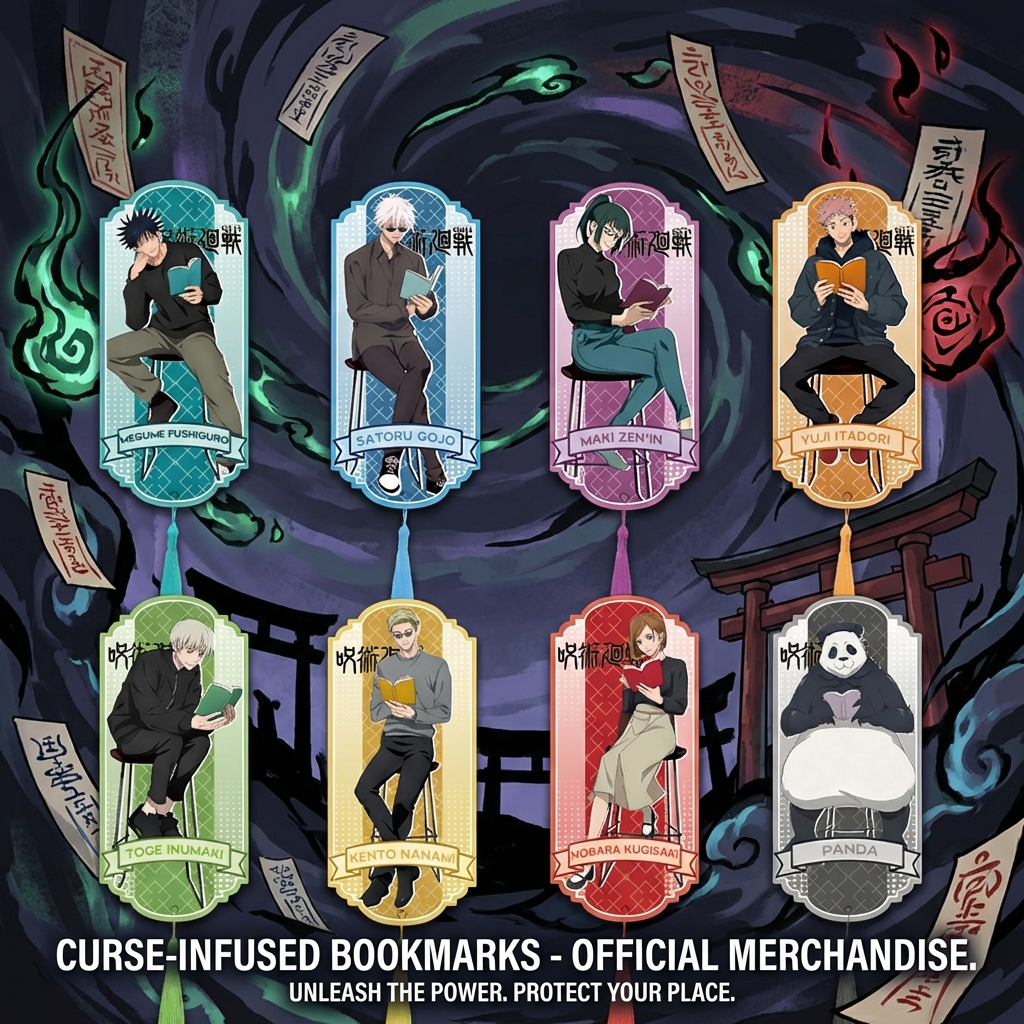 Anime Merchandise Collection - Jujutsu Kaisen Anime Acrylic Tassel Bookmark