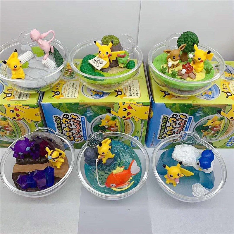 Re-Ment Pokémon Pikachu Terrar - Pokemon Anime Merchandise reseña y precio