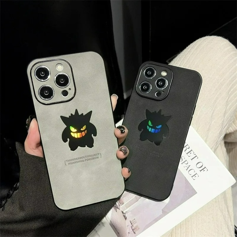 Cartoon Anime Gengar Leather T - Phone Case Anime reseña y precio