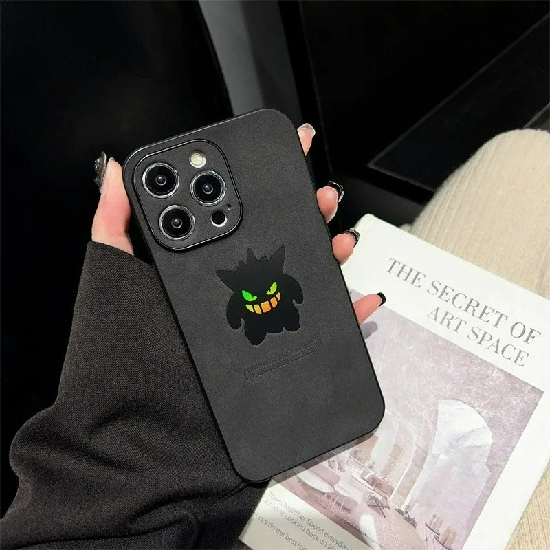 Cartoon Anime Gengar Leather T - Phone Case Anime reseña y precio
