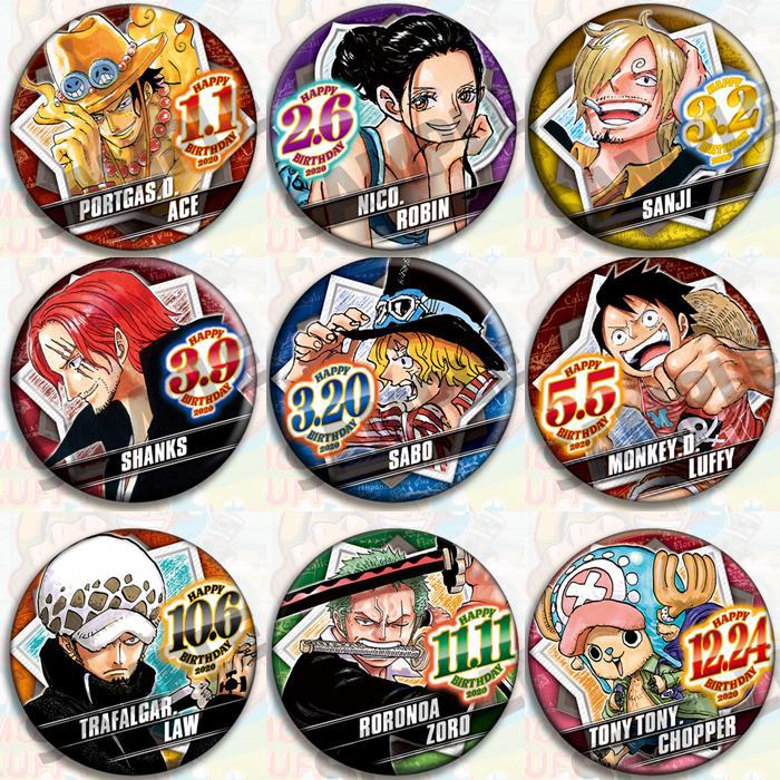One Piece Anime Badge Set Offi - Official Merchandise Anime reseña y precio