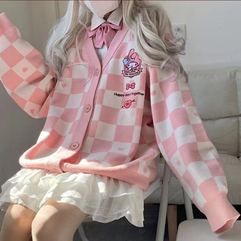 New Sanrio Sweater Cartoon My  - Anime Merchandise Jacket reseña y precio