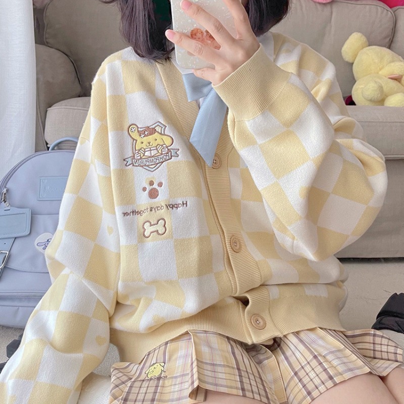New Sanrio Sweater Cartoon My  - Anime Merchandise Jacket reseña y precio