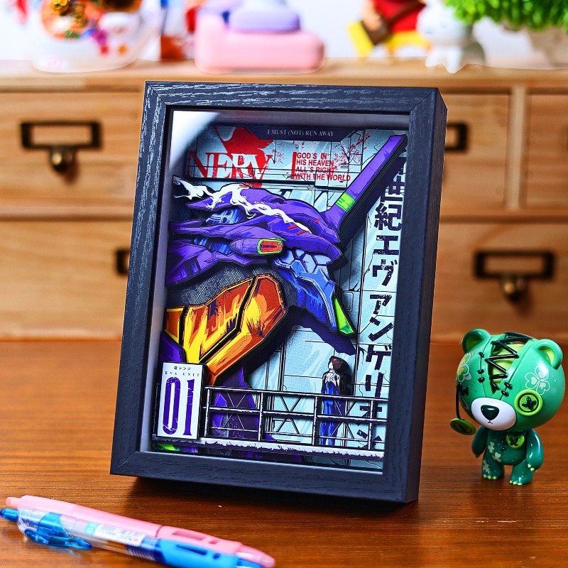Creative EVA 3D Paper Painting - Evangelion Anime Merchandise reseña y precio