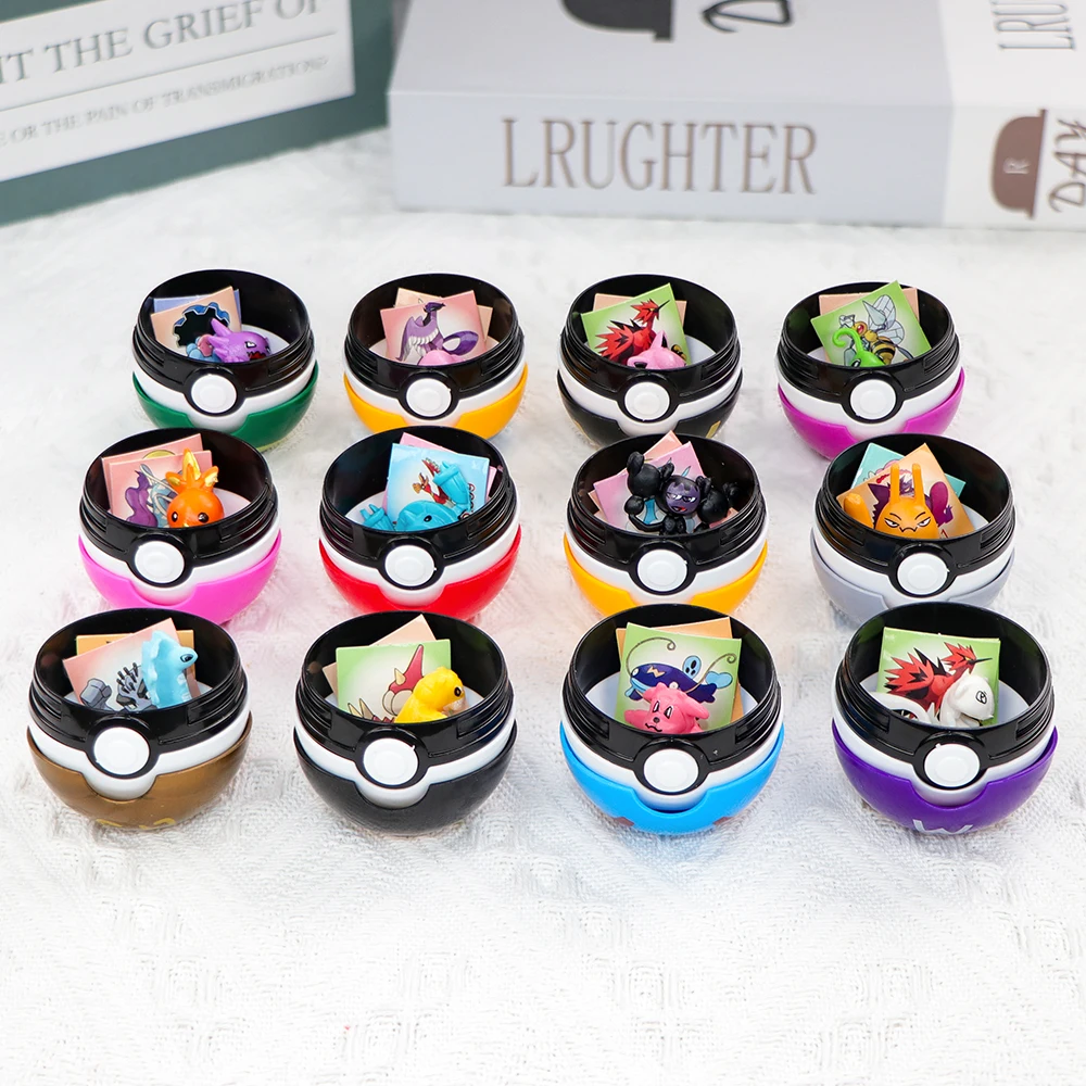 12PCS Pokemon Ball Pokeball Pi - Pokemon Anime Merchandise reseña y precio