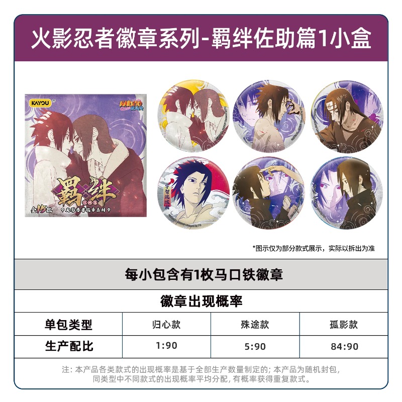 Authentic Kayou Naruto Badge S - Official Merchandise Anime reseña y precio