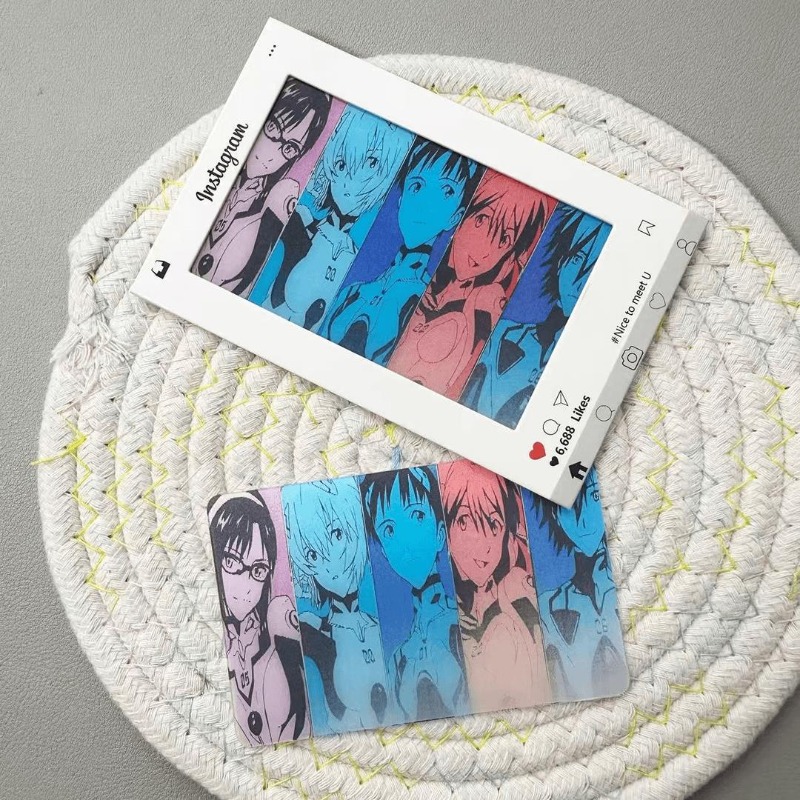 EVA Cards Shinji Rei Asuka Lan - Evangelion Anime Merchandise reseña y precio