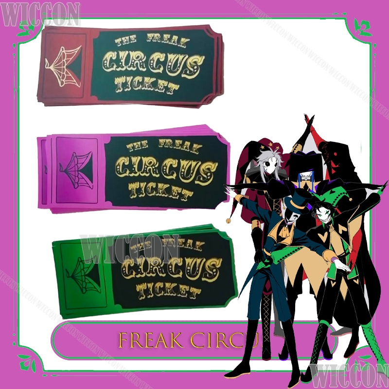 Freak Circus Ticket Card Red G - Anime Merchandise Collection reseña y precio