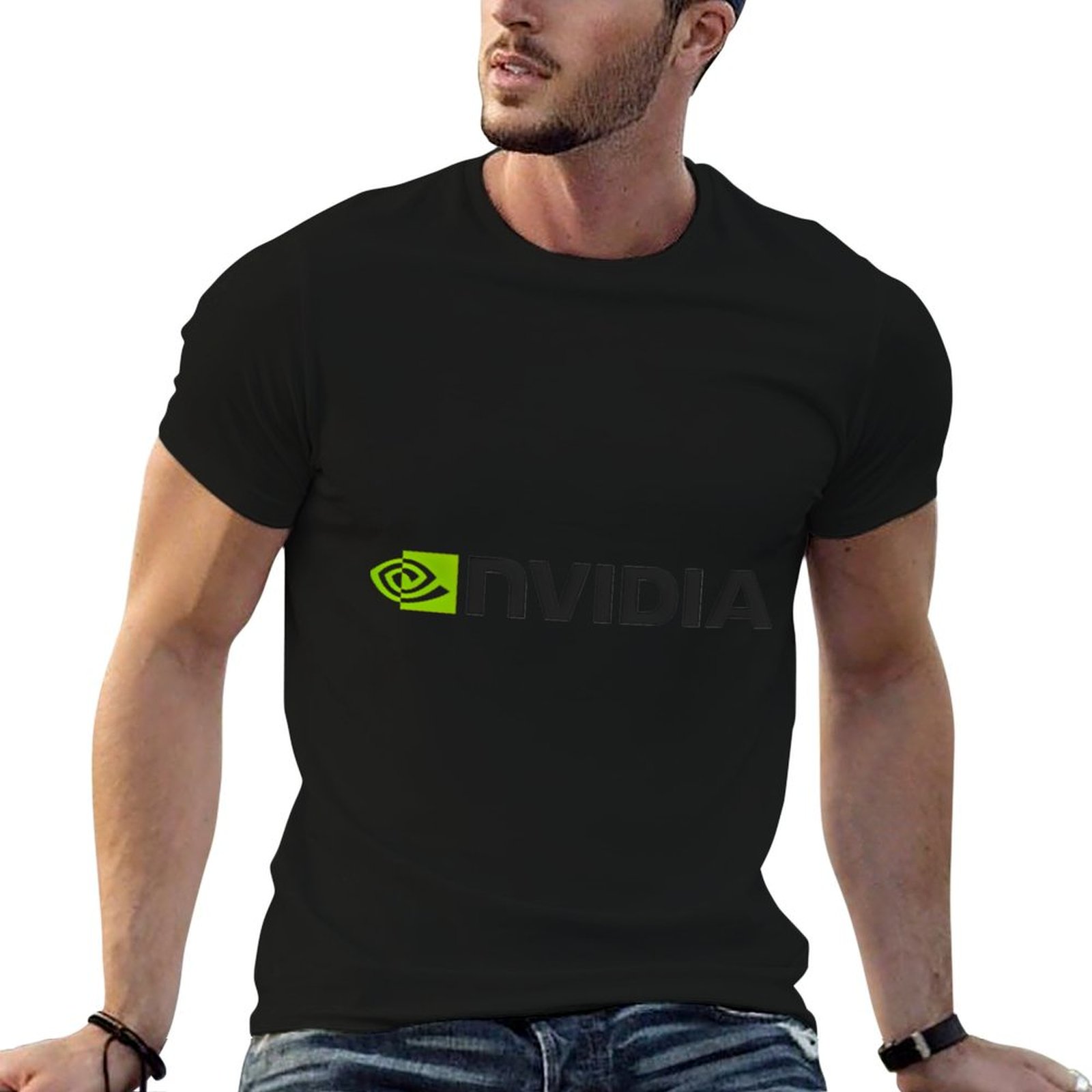 Nvidia Logo Merchandise T-Shir - Anime Merchandise Shirt reseña y precio
