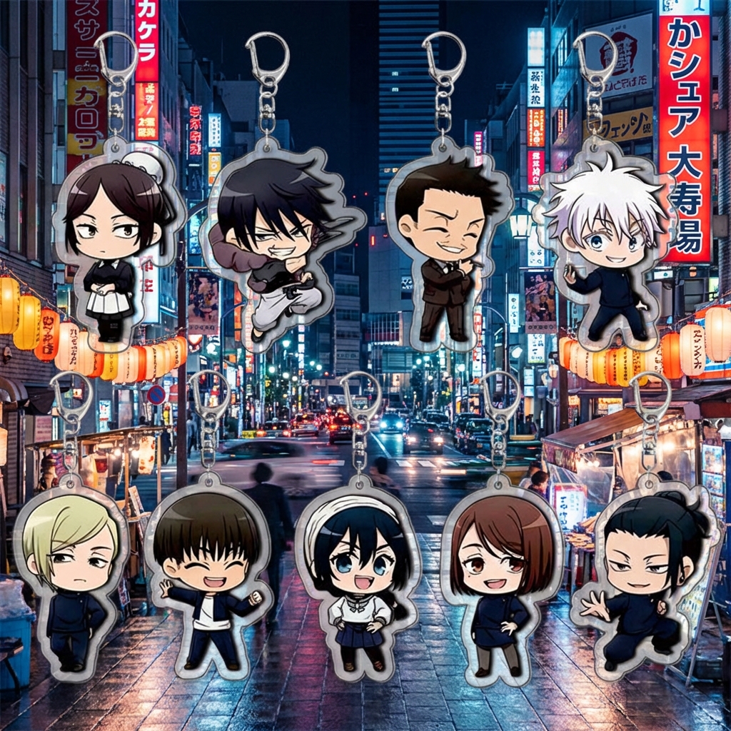 Jujutsu Kaisen Acrylic Keychai - Anime Merchandise Wholesale reseña y precio