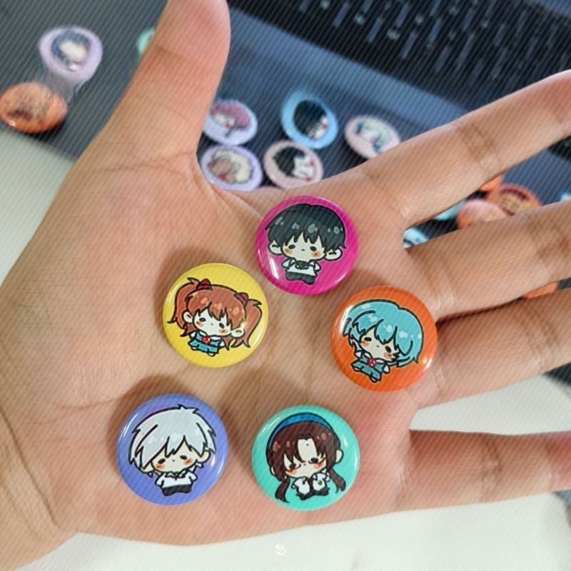 5pcs Neon Cute Genesis Classic - Evangelion Anime Merchandise reseña y precio