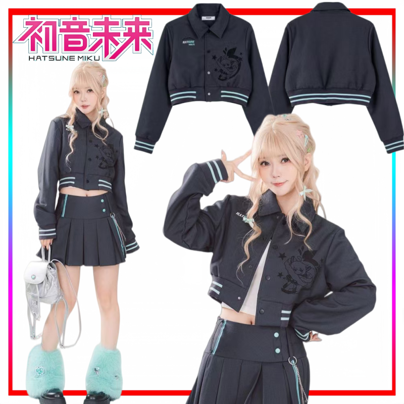 Hatsune Miku Turn-down Collar  - Anime Merchandise Jacket reseña y precio