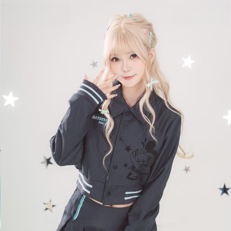 Hatsune Miku Turn-down Collar  - Anime Merchandise Jacket reseña y precio