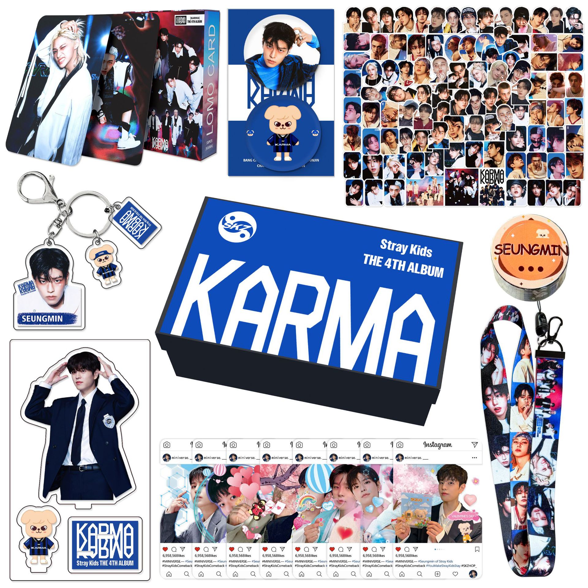 Seungmin STAY SKZOO KPOP Stray - Anime Merchandise Box Set reseña y precio