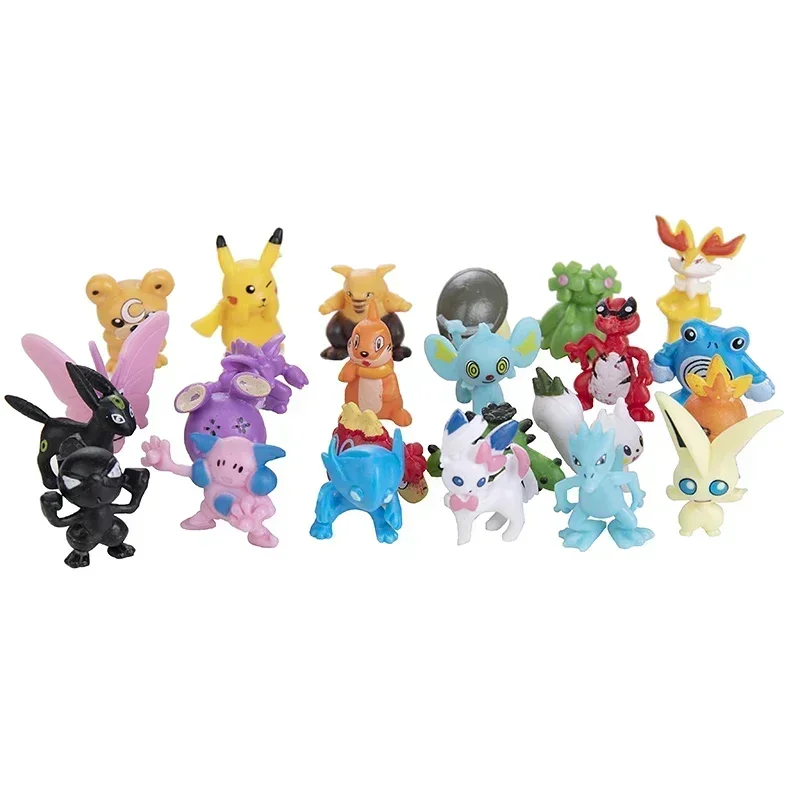 24-144pcs Pokemon Figure Model - Pokemon Anime Merchandise reseña y precio
