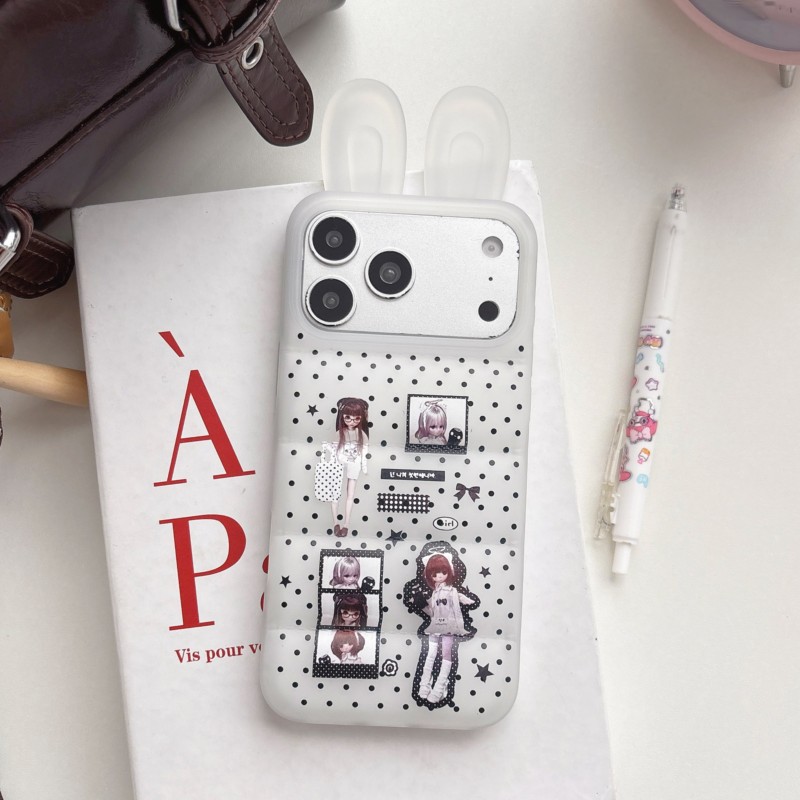 Japanese Y2K Cute Bunny Ear Ph - Phone Case Anime reseña y precio